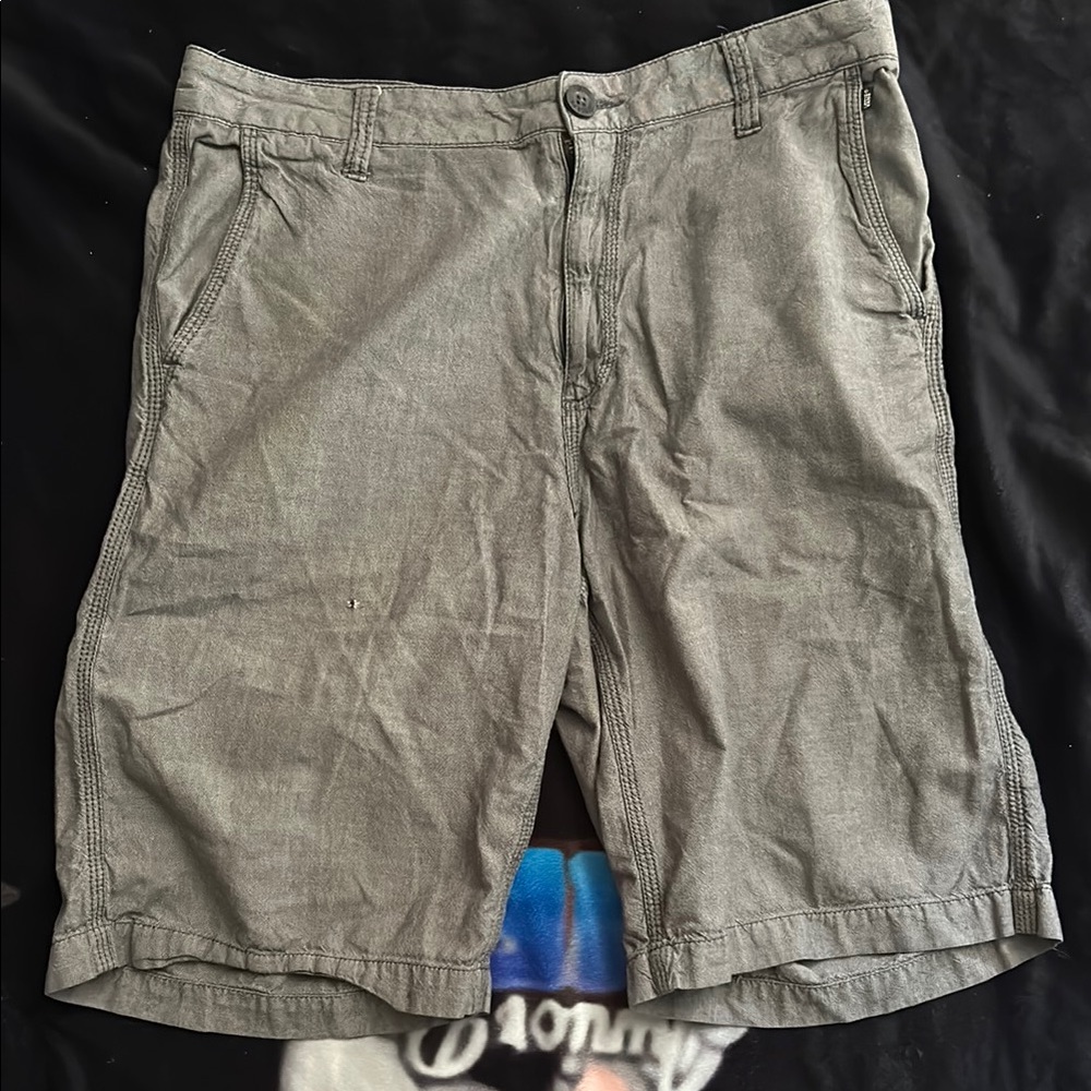 Vans Men's Gray Flat Front Shorts
